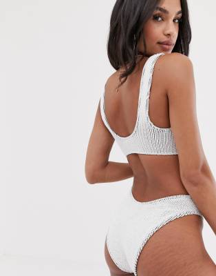 asos white bikini