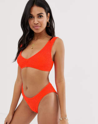 orange bikini asos