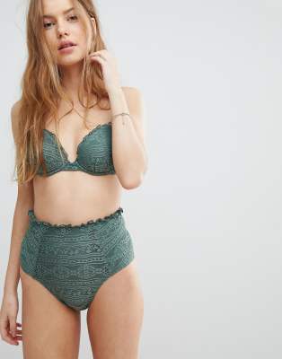 high waisted bikini bottoms asos