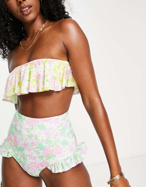 Asos strapless hot sale bikini