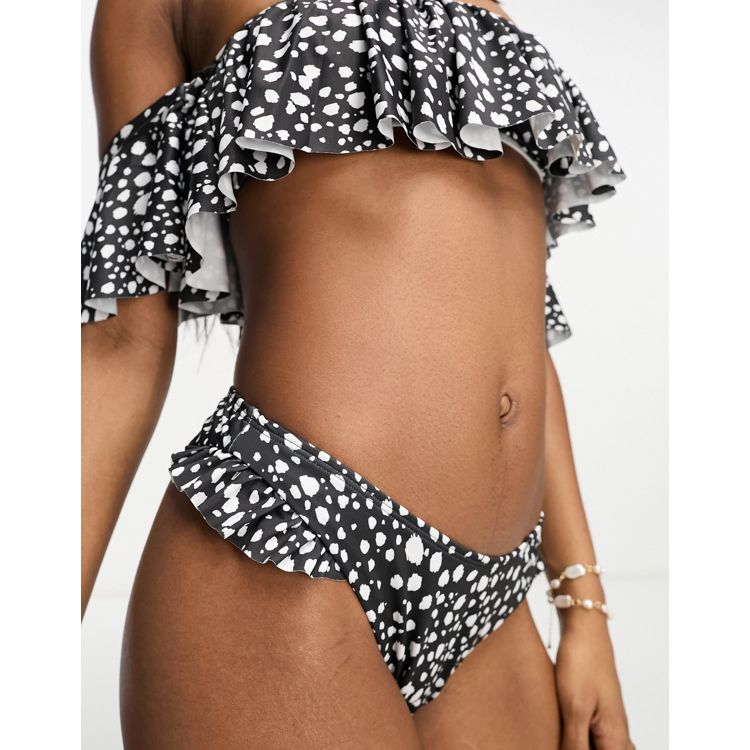 Prettylittlething White Printed Panties