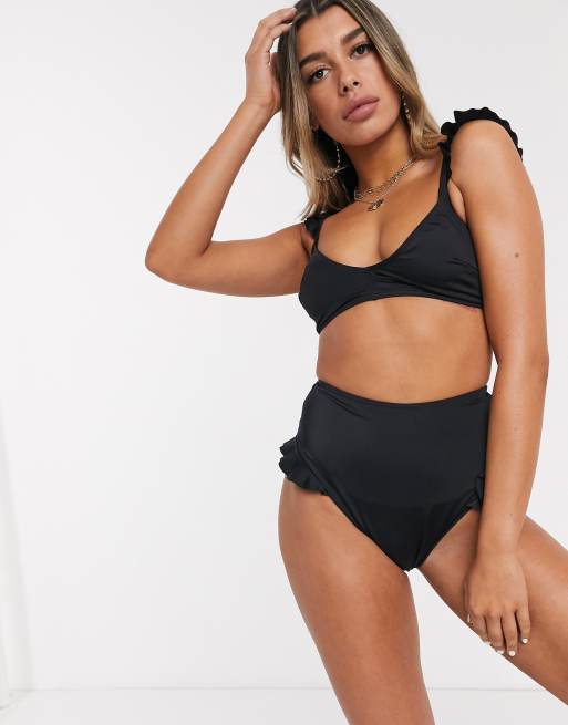 Asos best sale frill bikini