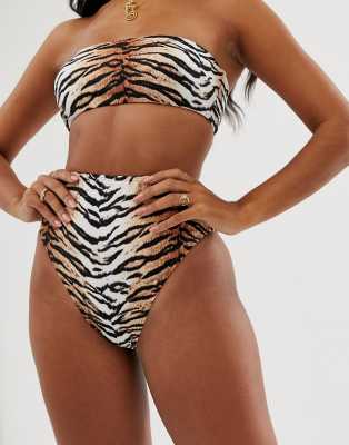 high waisted bikini bottoms asos