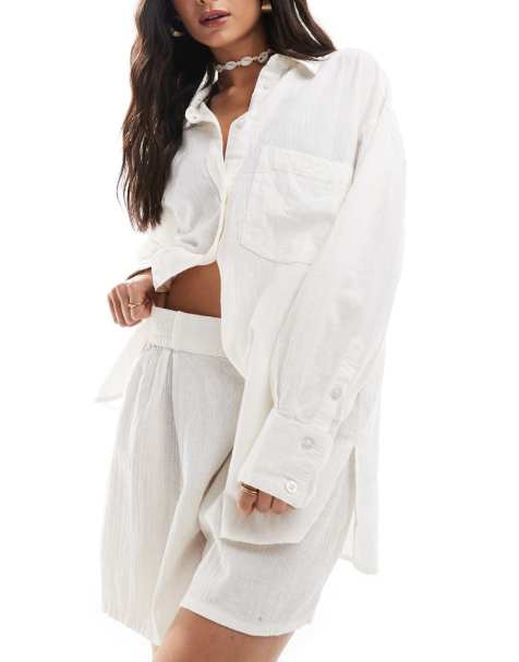 Asos chemise blanche femme hotsell