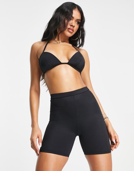 Black cycling shorts best sale asos