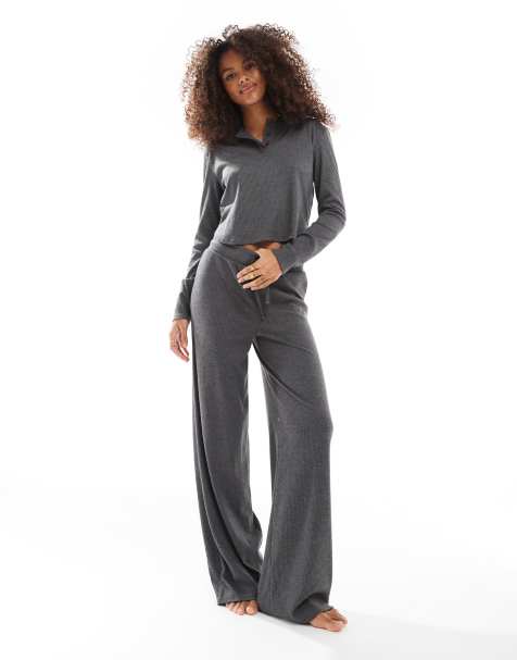 ASOS DESIGN mix and match lounge set in grey - view 1