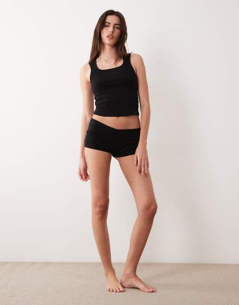 ASOS DESIGN - Mix and Match - Pigiama in cotone nero - view 1