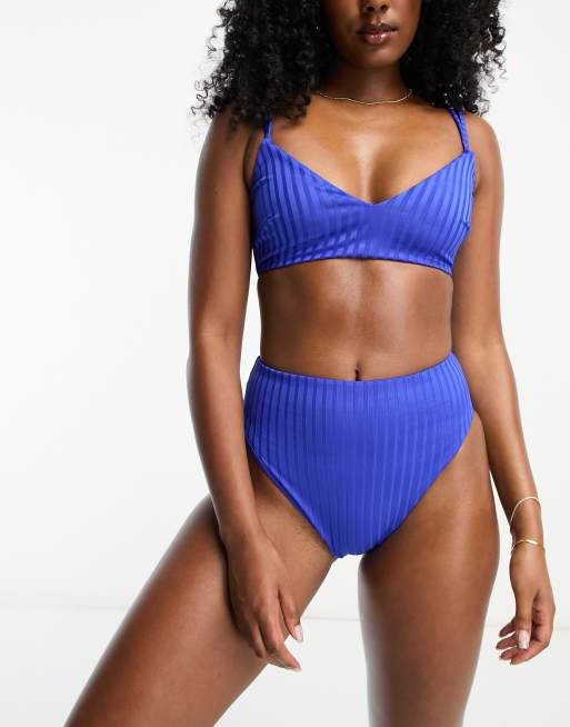 Asos store ribbed bikini