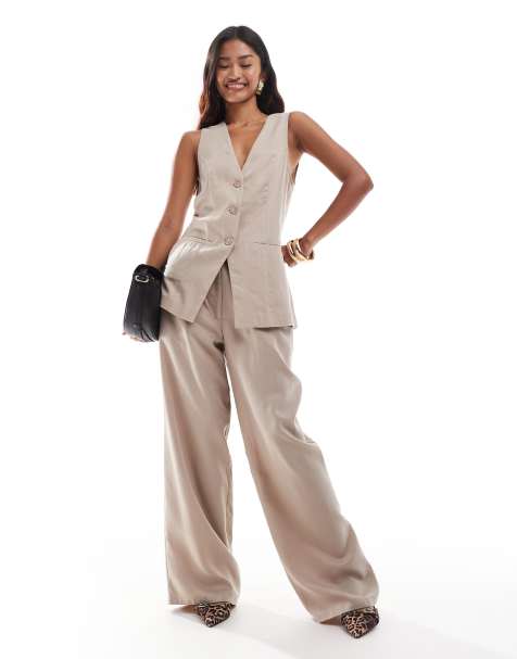 ASOS DESIGN Mix and Match set in washed sand - view 1