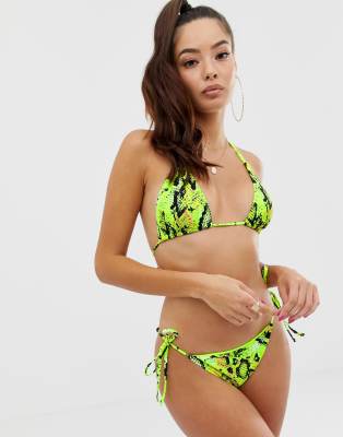 asos snake bikini