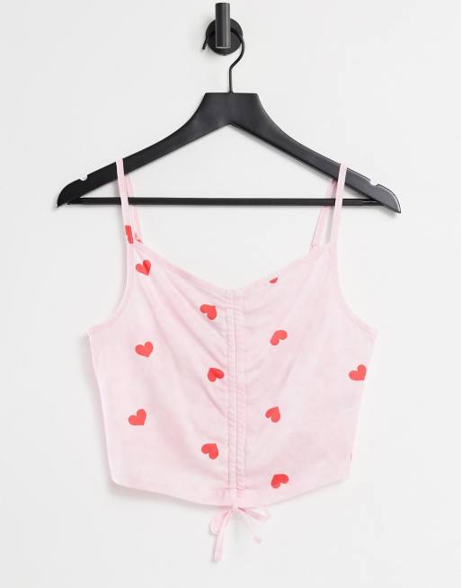 ASOS DESIGN mix & match tie dye heart set in pink, 3 of 5