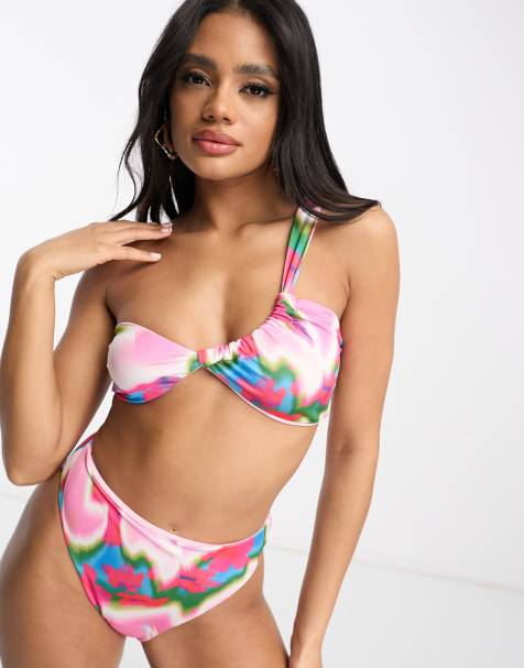 ASOS 4505 Petite swimsuit with racerback detail