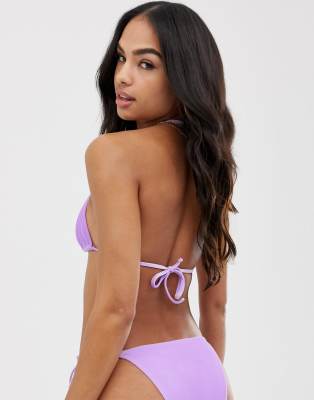 asos lilac bikini