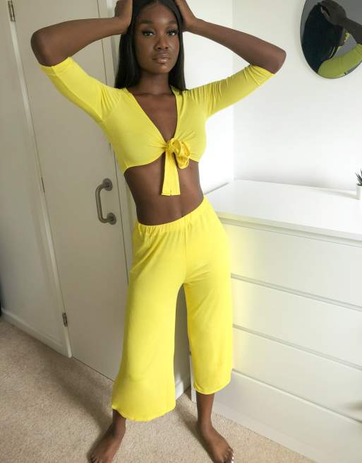 Jupe shop culotte jaune