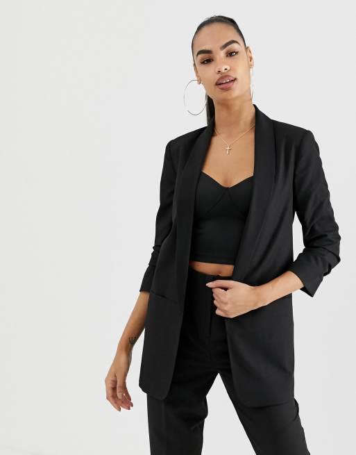 ASOS DESIGN Curve mix & match ultimate ankle grazer suit pants in