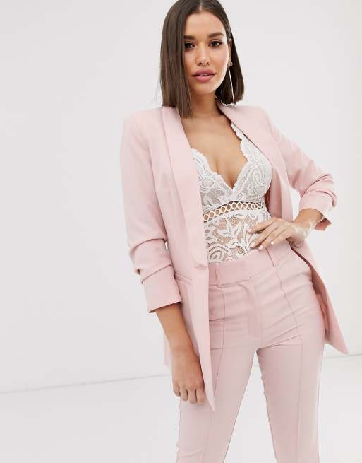 ASOS DESIGN - Mix en match - Kostuum in roze, 2 van 3