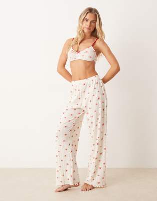 Asos Design Mix & Match Bralette In White