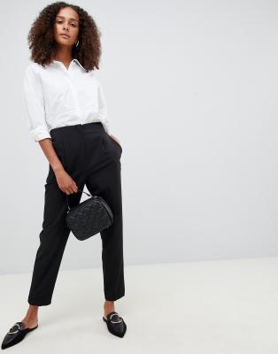 ASOS DESIGN mix & match cigarette pants-Black