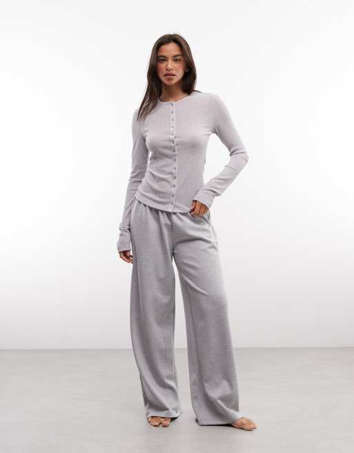 ASOS DESIGN mix & match doorschijnend mesh vest in grijs, 4 van 4