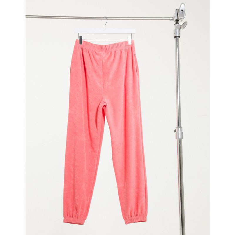 Abbigliamento da casa Donna DESIGN Mix & Match - Joggers da casa in spugna rosa