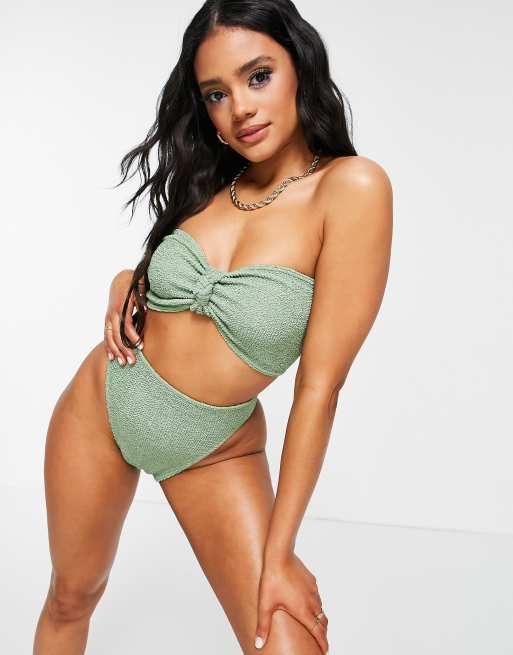 Khaki bikini sale asos