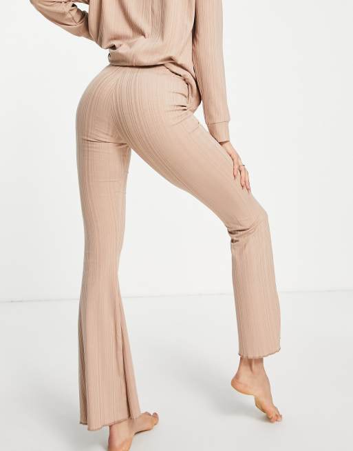 Coral Castle | Women Ribbed Flare Lounge Pants