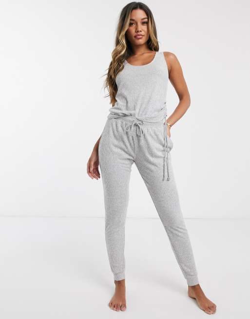 ASOS DESIGN - Completo mix & match da casa con canotta super morbida e joggers con coulisse, 2 di 2