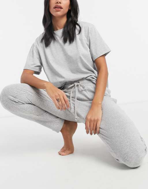 Grey marl super soft joggers clearance