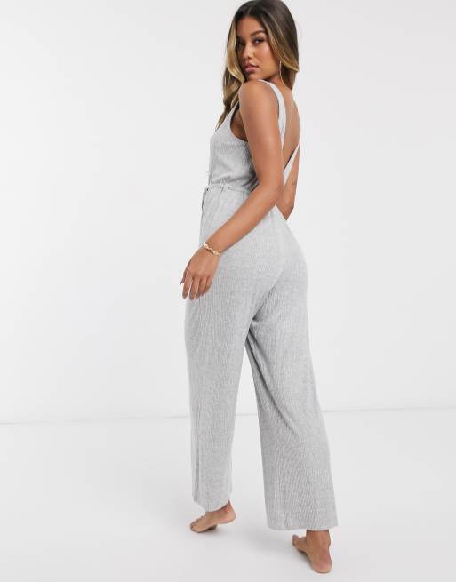 Asos best sale grey jumpsuit