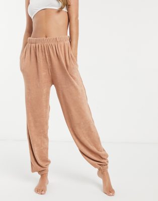 terry cloth joggers