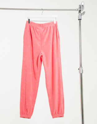 asos pink joggers