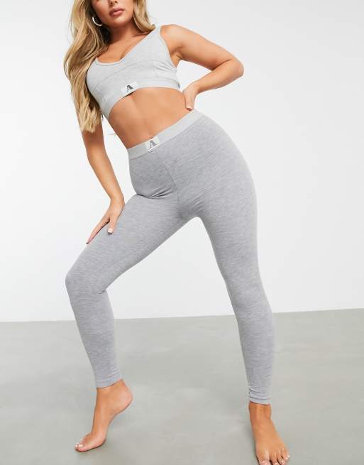 Grey leggings matching top best sale