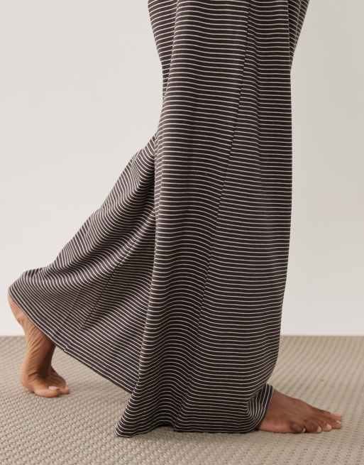 ASOS DESIGN - Mix & Match - Pantalon de pyjama à rayures - Marron, 2 de 5
