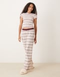 [ASOS DESIGN] ASOS DESIGN Mix & Match pyjama pants in red fair isle print S Red fairisle
