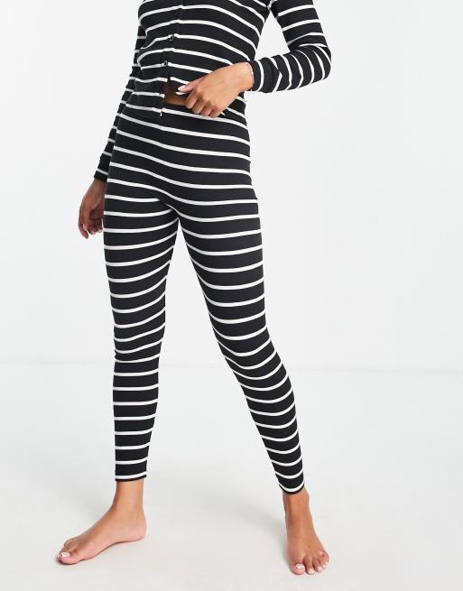 Black and deals white striped pajamas