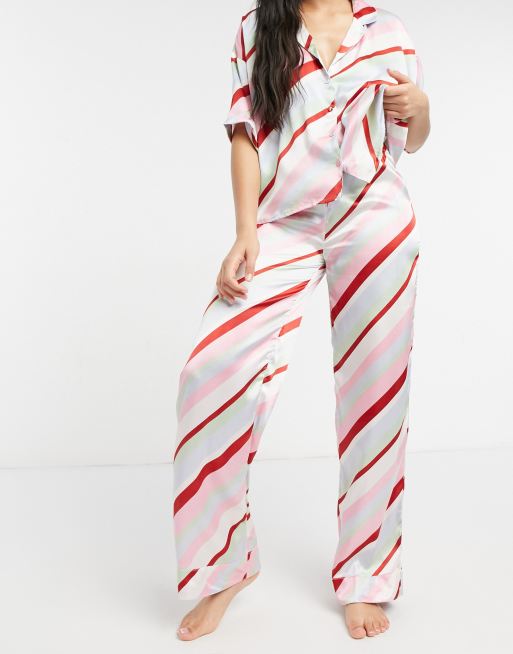 Stripe Mix Pyjama Trouser Set