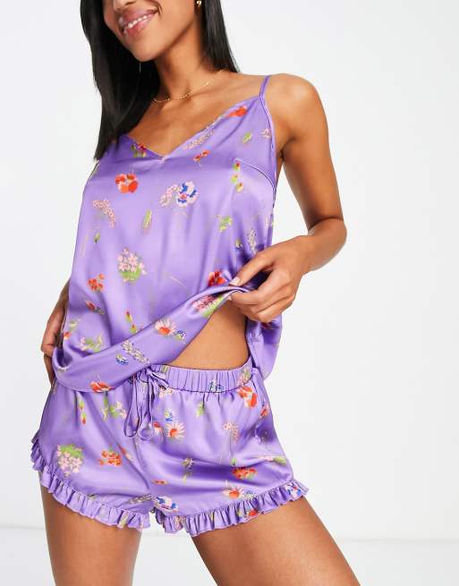 Purple pj shorts new arrivals