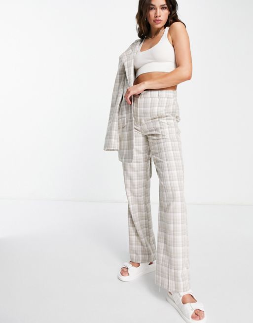 ASOS DESIGN relaxed suit pants in purple