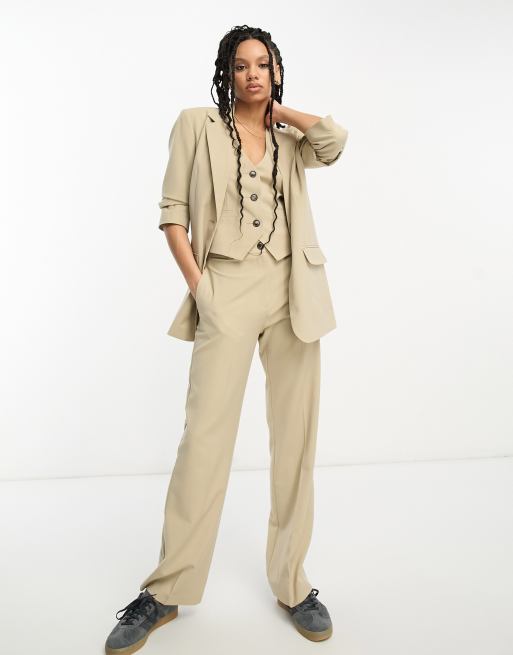 ASOS DESIGN Curve mix & match ultimate ankle grazer suit pants in