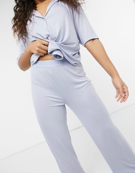 ASOS DESIGN mix & match soft pajama pant with elastic waistband in
