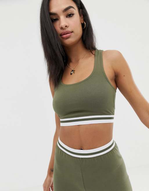 ASOS DESIGN mix & match sporty crop top ASOS