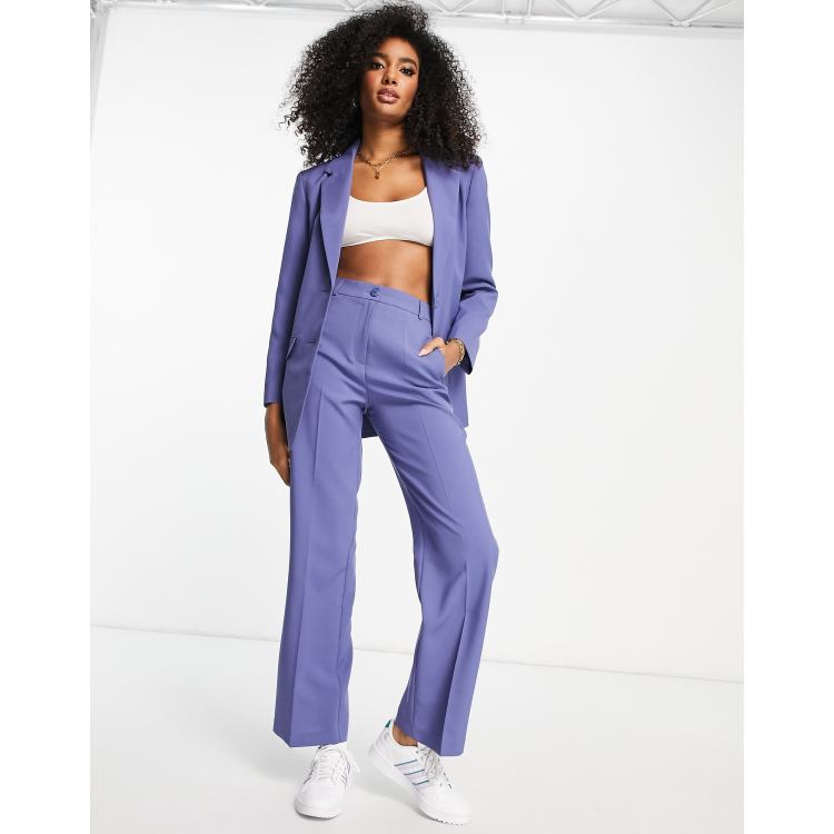 ASOS DESIGN ultimate straight leg pants in sky blue