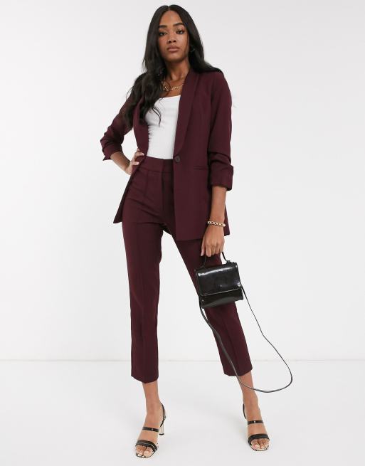 Stylish womens Trousers & Pants/Cigarette Pent for women, Maroon