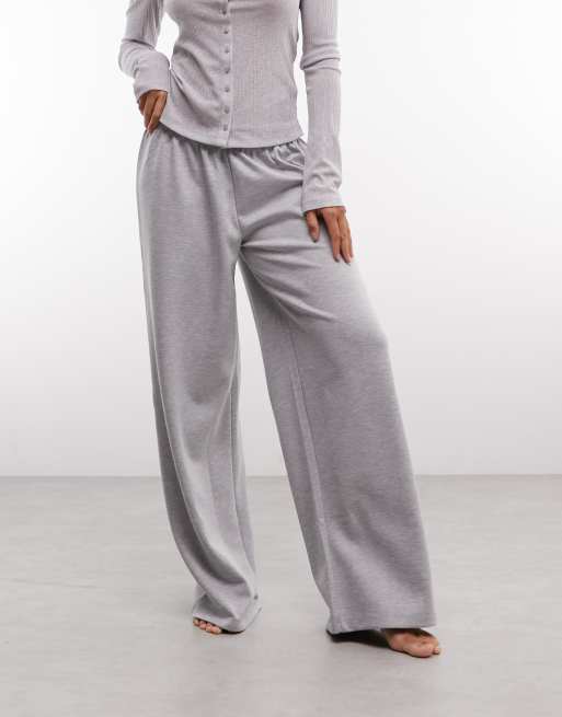 ASOS DESIGN Mix & Match trackies in grey marl, 2 of 4