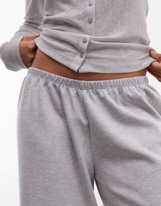 ASOS DESIGN Mix & Match trackies in grey marl, 3 of 4