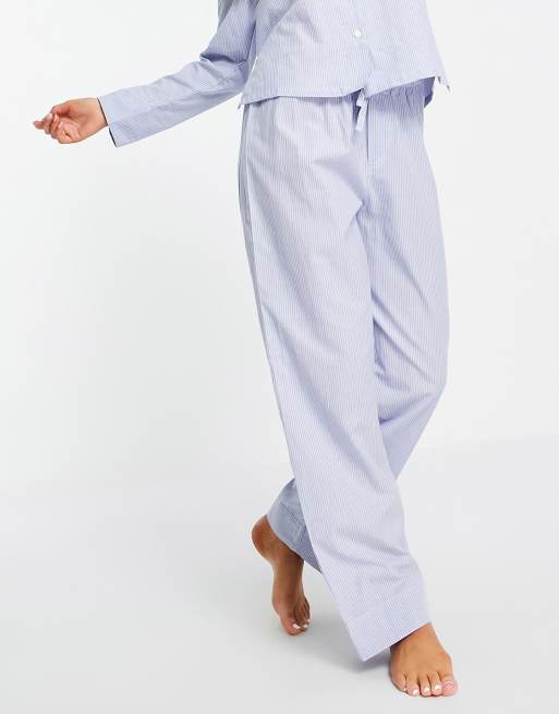 Cotton Stripe Pajama Pants