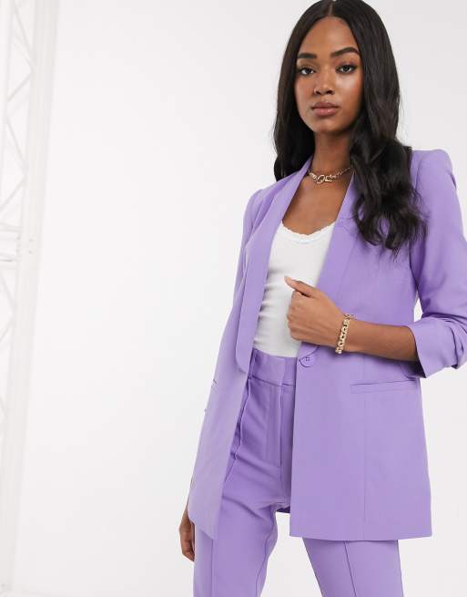 ASOS DESIGN — Lyselilla skræddersyet habit i mix & match, 2 af 3