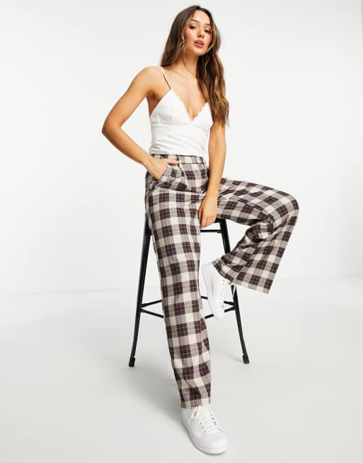 Asos hot sale checkered pants