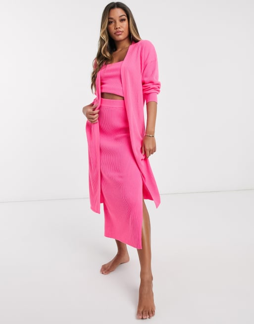 ASOS DESIGN – Mixa & matcha – Stickad myskofta