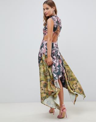 asos mixed print dress